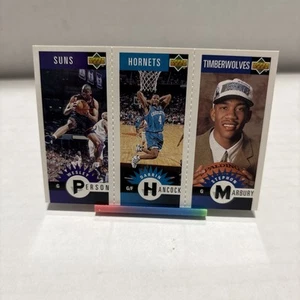 1996-97 UD Collectors Choice Stephon Marbury Person Hancock Mini RC #M140 - Picture 1 of 2