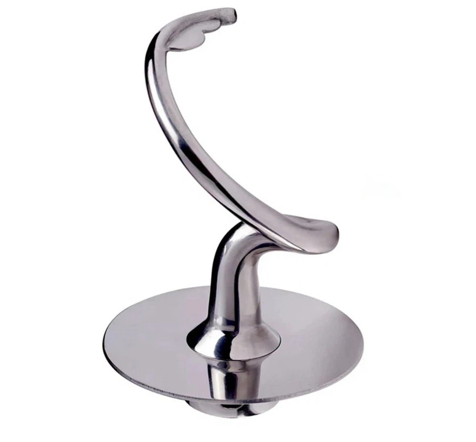 Stainless Steel Spiral Dough Hook for Stand Mixer Fits 4.5 KSM90 KSM103 KSM110 - Image 1 of 4