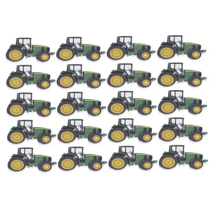 150pcs Wooden Button Cute Cartoon Tractor Painting Christmas Decoration For - Picture 1 of 12