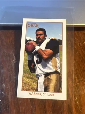 Kurt Warner 2011 TRI-STAR Obak T212 Mini Brown #15 HOF St. Louis Rams /75 - Image 1 of 4
