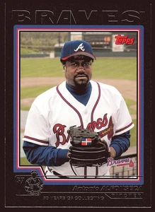 Antonio Alfonseca Atlanta Braves 2004 Topps negro #535 SN/53 - Imagen 1 de 2