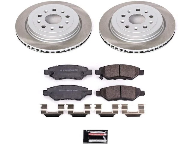Pastilha de freio traseira e kit de rotor para 2008-2014 Cadillac CTS 2009 2010 2011 ZJ138NB - Imagem 1 de 1