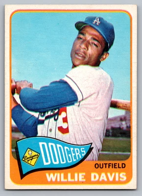 Willie Davis Dodgers 1965 Topps #435 Foto 1 de 3