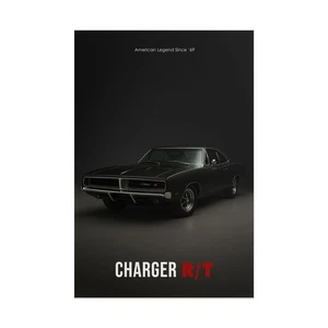 Dodge Charger R/T Poster - Classic Muscle Car Wandbilddruck - Bild 1 von 35