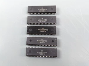 (5) Motorola MC68A09PDS Microprocessor ICs (MC6800 MC6809 Family CPU/Micro) - Picture 1 of 4
