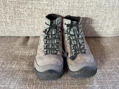 Botas de Senderismo KEEN Targhee IV Mid Impermeables Juvenil/Niño Gris/Verde Granito-Talla 4 Foto 1 de 4