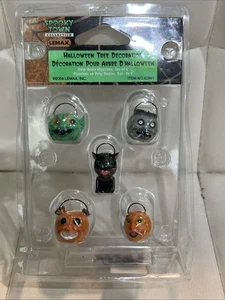 Lemax Halloween Tree Decorations Spooky Town Trick or Treat Bags Village Retired - Picture 1 of 5