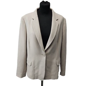 Hobbs London Women's Beige Natural Blazer Alexia Jacket Size UK 16 - NEW - Picture 1 of 9