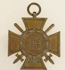 Vintage WWI Imperial German Military War Medal Honor Cross Front Line Veteran