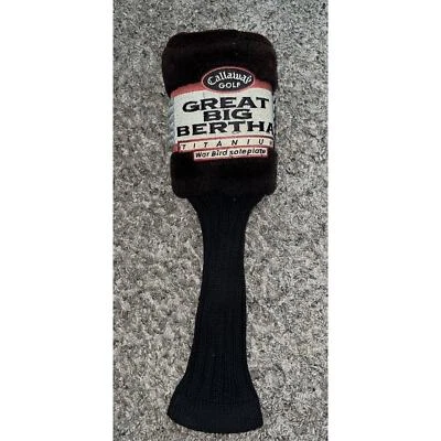 CALLAWAY GOLF CLUB HEAD COVER SOCK GREAT BIG BERTHA Sole Plate #1 WAR BIRD - Image 1 of 4