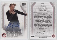 2018 US Olympic & Paralympic Team and Hopefuls /25 Evan Bates Rookie Auto RC