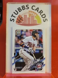 2021 Topps Update Series Baseball Base Rookie #US6 Trevor Larnach RC Twins - Picture 1 of 2