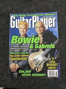 1997 97 GUITAR PLAYER MAGAZINE JUNE DAVID BOWIE & GABRELS LOWEST PRICE ON EBAY - Foto 1 di 1