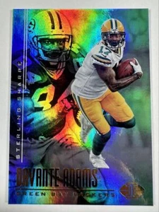 2017 Panini Illusions 34 Sterling Sharpe Davante Adams Green Arcobaleno Bay Packers - Foto 1 di 2