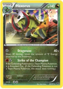 Haxorus 69/101 - Pokemon Plasma Blast Holo Rare Karte - Bild 1 von 1