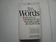 A149 All About Words An Adult Approach To Vocabulary Building/Maxwell