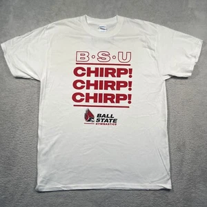 Port & Company Ball State Gymnastics TShirt BSU Chirp Pepsi Logo Erwachsene L BSU Tee - Bild 1 von 5