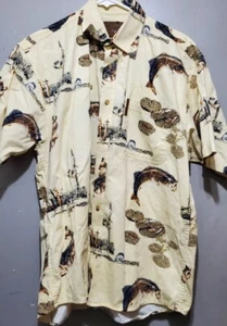 Northriver Bass Fishing Shirt Mens Medium - Picture 1 of 7