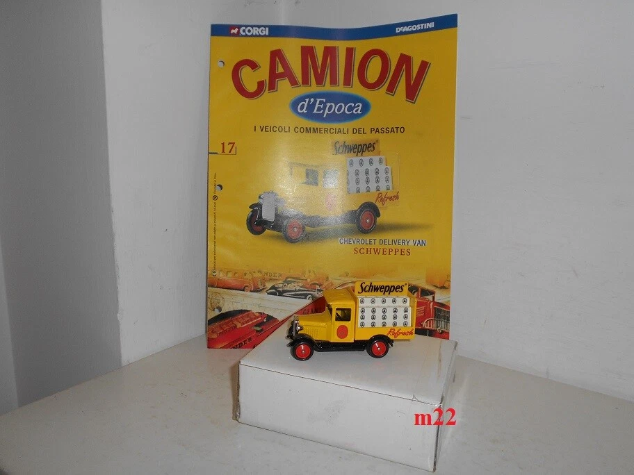 CORGI 1:64 / Camion d'Epoca n°17  CHEVROLET DELIVERY VAN  SCHWEPPES  (m22) - Immagine 1 di 1