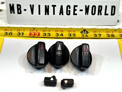 Consola central original Mercerdes W123 77-85 tipo manual climatizador 5 perillas Foto 1 de 4