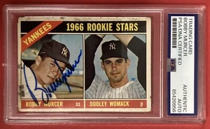 Bobby Murcer Signed 1967 Topps #469 Baseball Card RC Autograph PSA/DNA - Picture 1 of 2