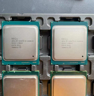 Intel Xeon e5-2648l v2 CPU processor 1.9ghz (2.5ghz) ten cores sr1a2 lga2011 - Image 1 of 2