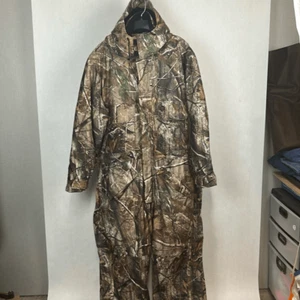 Walls 10X Camo Coveralls Mens Sz XL Hood Insulated Hunting Realtree ap Scentrex - Picture 1 of 11