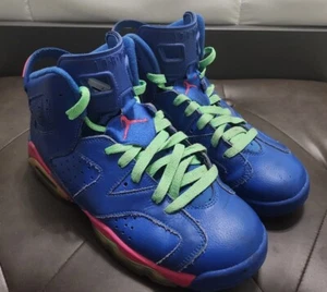 Air Jordan 6 Retro Game Royal GS 543390-439 Size 7Y - Picture 1 of 6