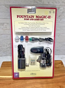 Fountain Magic II Water Pump & Light Kit Indoor Tabletop Waterfalls & Fountain - Picture 1 of 7