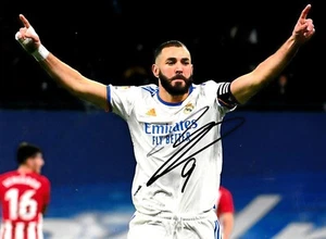 karim benzema signed Autographed - Picture 1 of 1