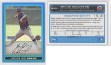 2009 Bowman Chrome Prospects Blue Refractor /150 Jacob Goldberg #BCP65