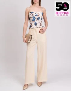 RRP€320 TORY BURCH Sleeveless Top US10 UK14 IT46 XL Floral Print Strappy - Picture 1 of 8