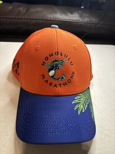 2023 Honolulu Marathon Official Race Staff Snapback Baseball Cap Hat NWOT - Picture 1 of 8