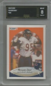 1990 Fleer #291 Richard Dent Chicago Bears Football Card 8! Hall of Fame! - Picture 1 of 1