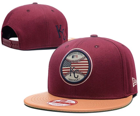 KANSAS CITY ROYALS BASEBALL HAT NEW ERA SNAPBACK 9FIFTY AMERICAN FLAG USA Cover