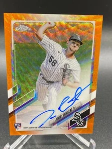 2021 Topps Chrome JIMMY LAMBERT ORANGE WAVE AUTO 11/25 WHITE SOX RC RA-JL - Bild 1 von 2
