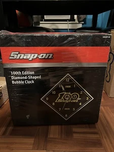 Snap-On 100th Anniversary 22" LED Diamantförmige Blasenuhr Neu in Box - Bild 1 von 8