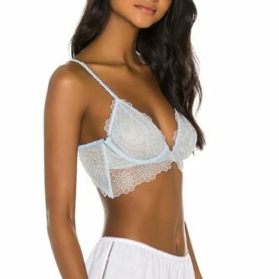 Novo Sutiã Free People Lucia Underwire, Blue Hydrandea, 34A - Imagem 1 de 4