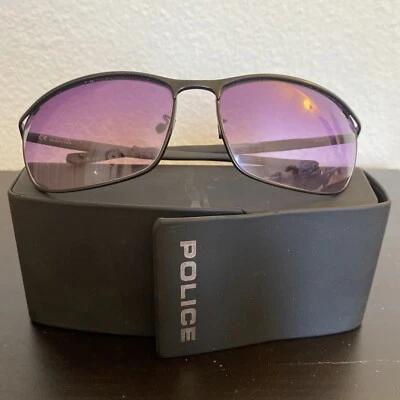 Gafas de policía 2 S 8647 COL. 0531 130 con estuche hechas en Italia SIN ALMOHADILLA NASAL RARAS USADAS EN EXCELENTE ESTADO Foto 1 de 4