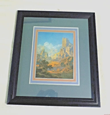 ARIZONA By MAXFIELD PARRISH Bookplate Foto 1 de 4
