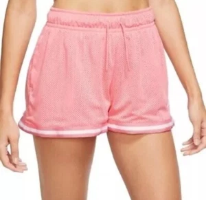 Nike Women's Sportswear Essentials Mesh Mid-Rise Shorts DV7966-611 XL - Picture 1 of 7