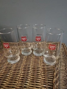 Vintage German Beer Glasses / Lot of 4 Haake-Beck Pilsner beer - Picture 1 of 5