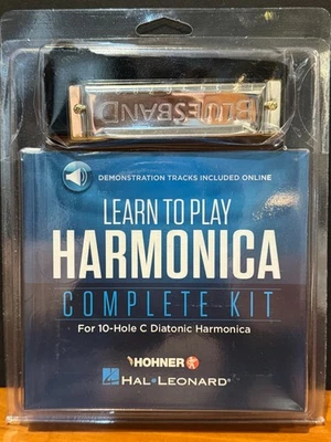 New -  Harmonica & COMPLETE LEARN TO PLAY Kit - Image 1 of 4