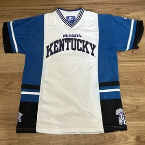Vtg Y2K University of Kentucky Wildcats Basketball T Shirt Youth XL Starter - Picture 1 of 4