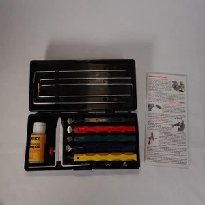 Kit de afilado de cuchillos de precisión sistema de 5 piedras Lansky Deluxe - Imagen 1 de 8