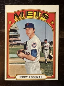 1972 Topps #697 HIGH # - N.Y. METS Lefty Starter JERRY KOOSMAN 7210 - Bild 1 von 2