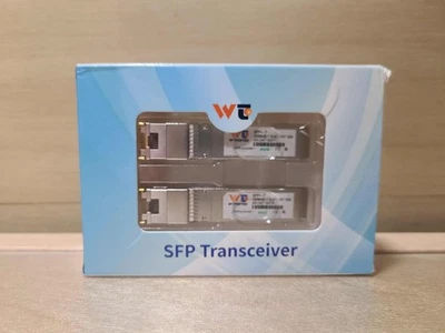 2 SFP Transceivers, 10GBase-T SFP+ Transceivers, 10G T, RJ-45 Port, up to 30 M - Image 1 of 2