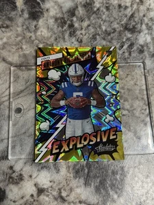 2023 Panini Absolute Anthony Richardson Rookie SSP Gold Explosive /10 Case Hit - Picture 1 of 4