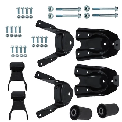 Kit de reparación de soporte de suspensión de grillete de resorte de hoja trasera para GMC C1500 1988-1990-1997 Foto 1 de 4