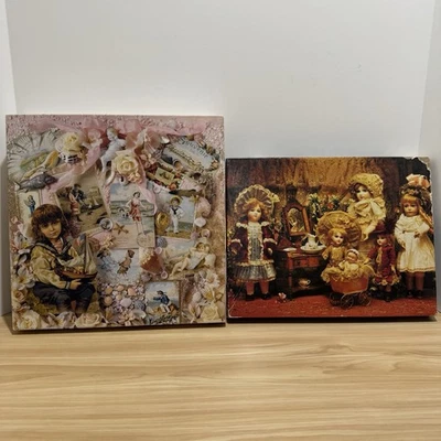 Lot Of 2 Springbok Puzzles: Seaside Treasures & Fancy, Frilly Dolls 500 Pieces - Image 1 of 4